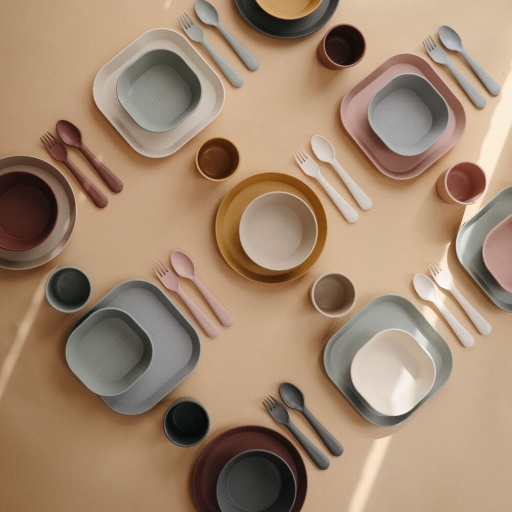 Borden rond - 2 Stuks Caramel