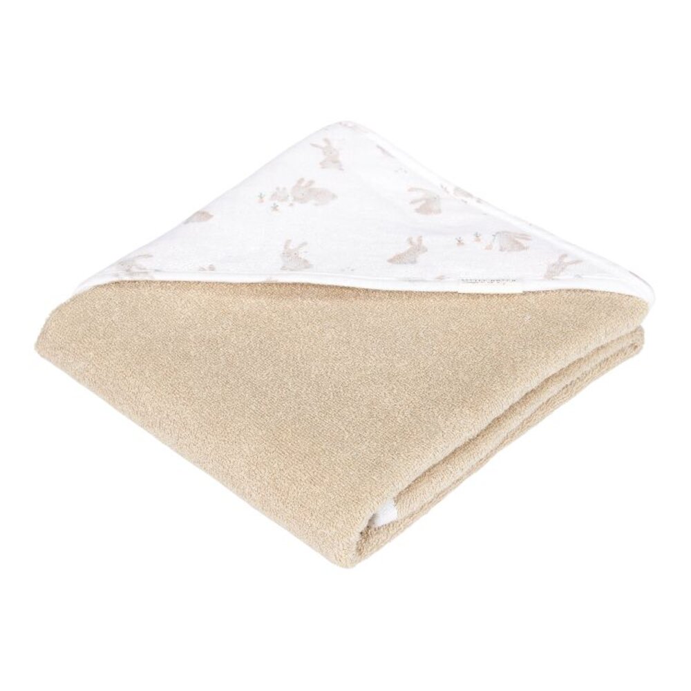 Badcape hydrofiel Baby Bunny - 75x75 cm