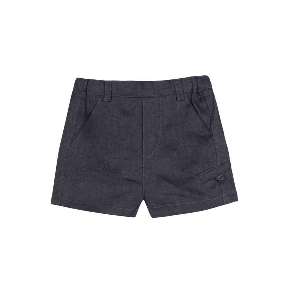 Short linnen Donkerblauw