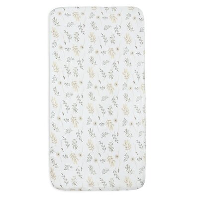 Hoeslaken Wieg Jersey 40/50x80/90cm Wild Flowers