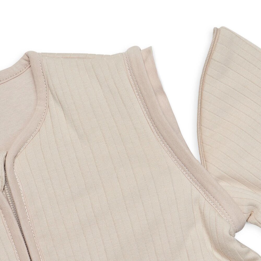 Baby Slaapzak Met Afritsbare Mouw 90cm Basic Stripe Nougat