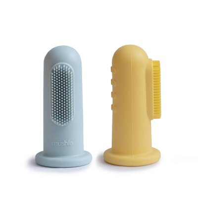 Tandenborstels powder blue / pale daffodil