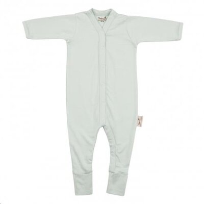 Babysuit lange mouwen met voetjes Sea blue