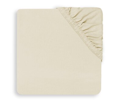 Hoeslaken Ledikant Jersey 60x120cm Ivory