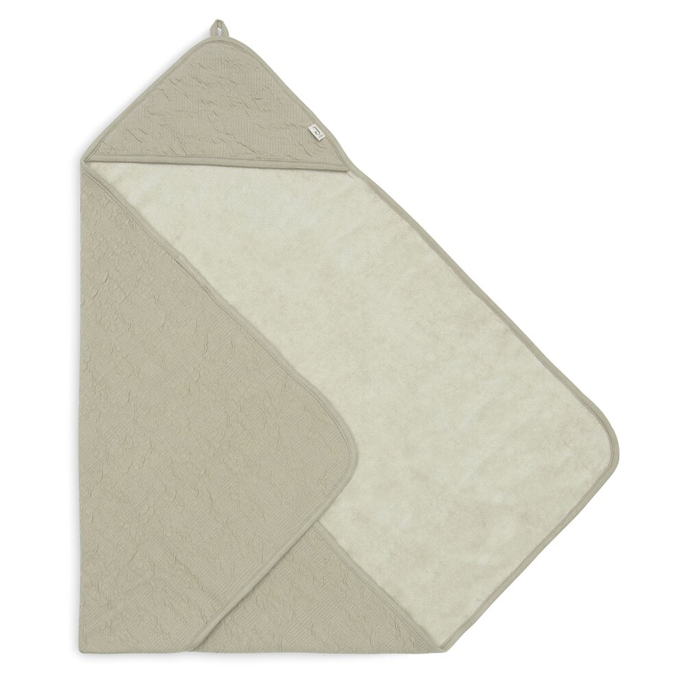 Badcape 75x75cm Soft Waves Olive green