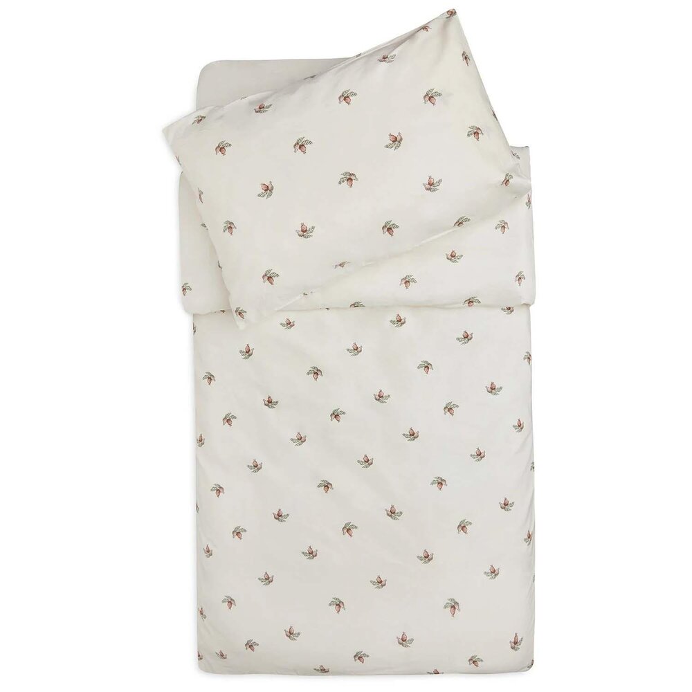 Dekbedovertrek met sloop 100x140cm Rosehip