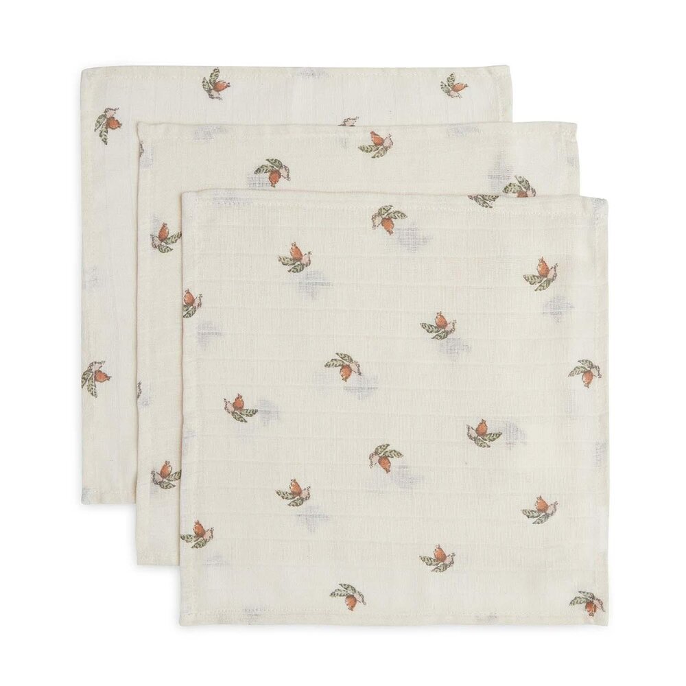 Hydrofiel Monddoekje 31x31cm - 3 Stuks Rosehip