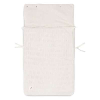 Voetenzak voor Autostoel & Kinderwagen Grain Knit Oatmeal