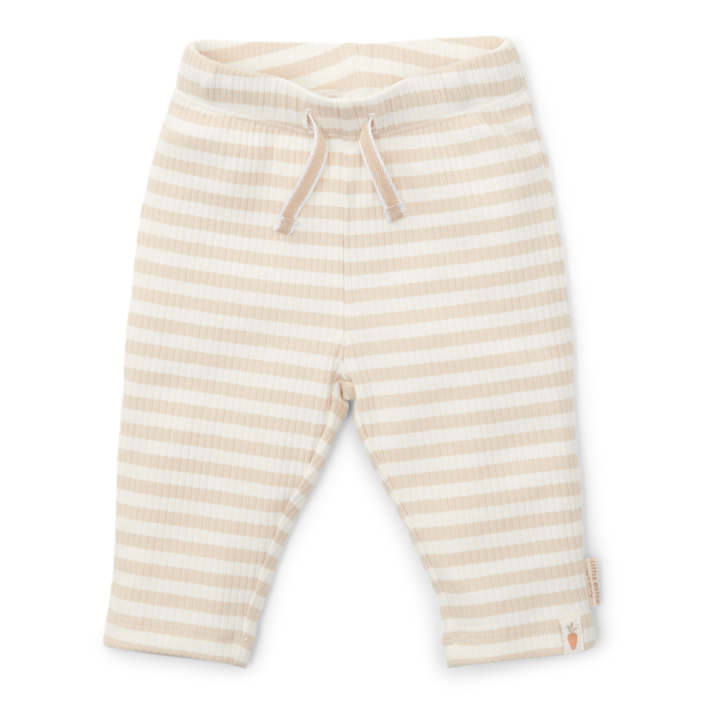 Broekje Stripe Sand/White