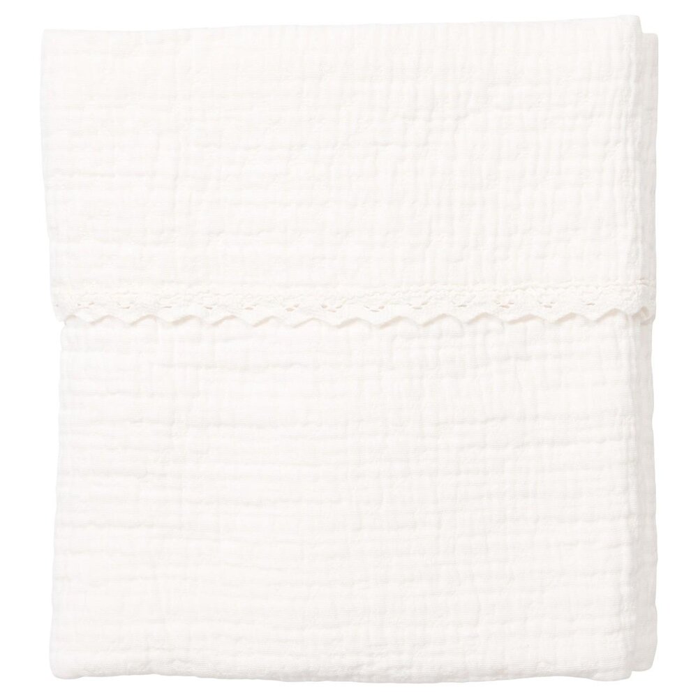 Wiegdeken lace Elba Milky