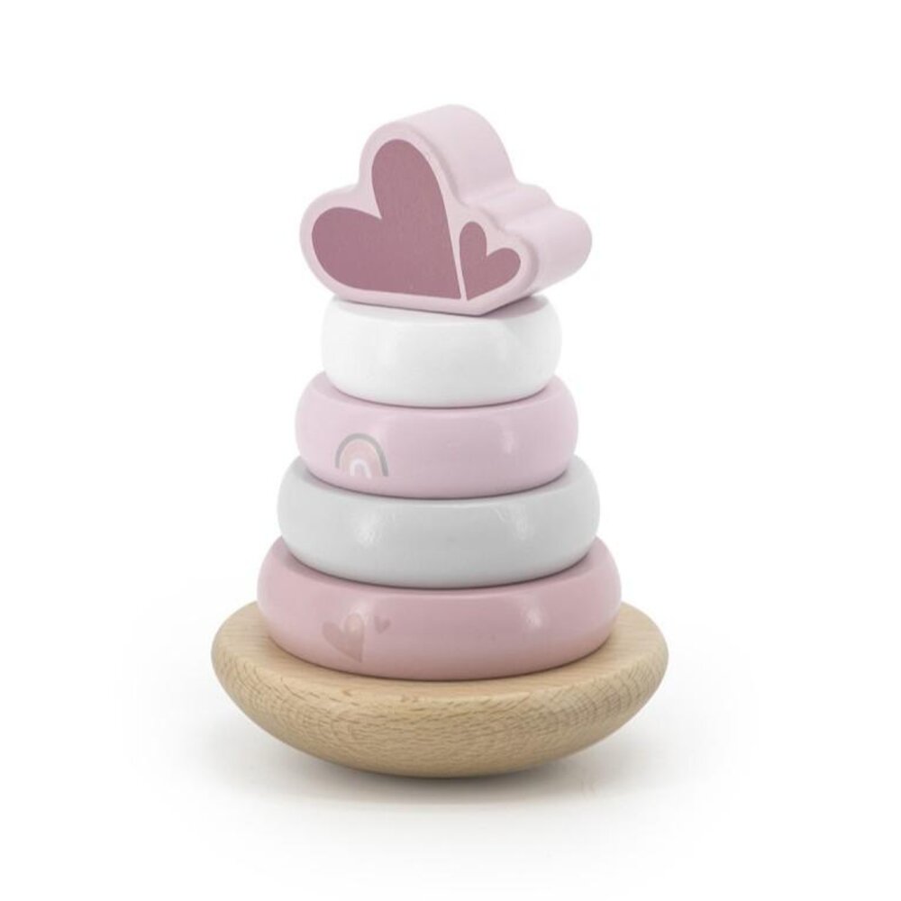 Stapelringen Balance Pink
