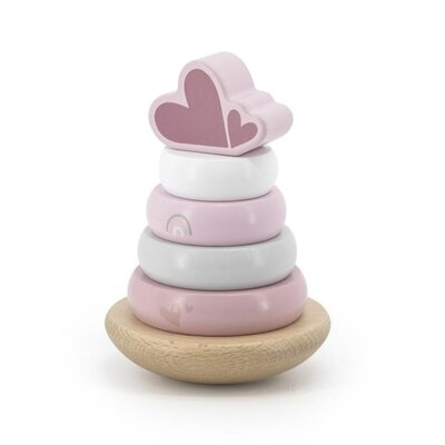 Stapelringen Balance Pink