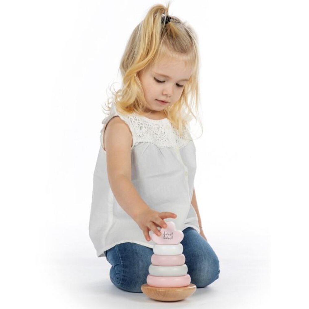 Stapelringen Balance Pink