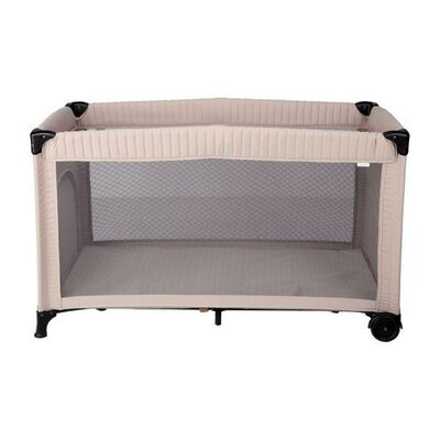 Reisbed in tas met kruipluik Beige