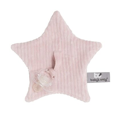Speendoekje ster Sense Oud roze
