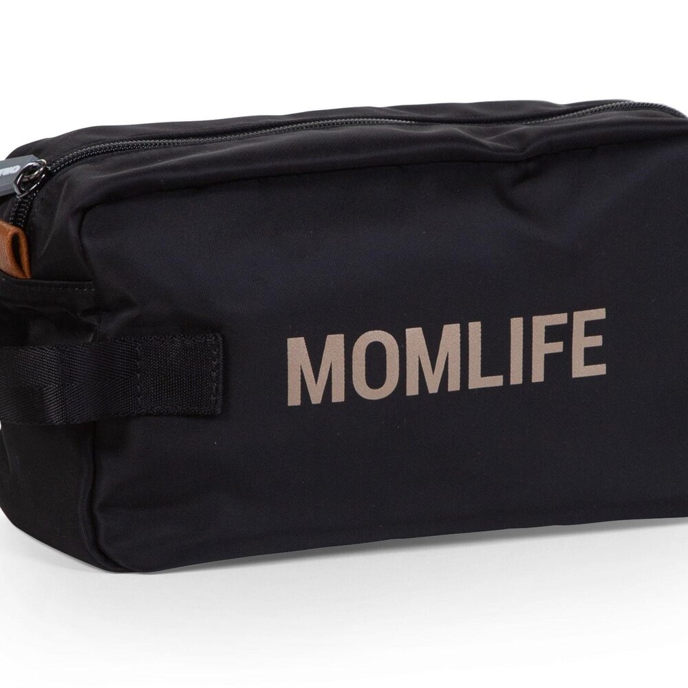 Momlife toiletzak Zwart/goud