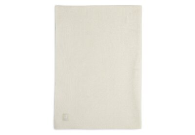 Deken Wieg 75x100cm Basic Knit Ivory