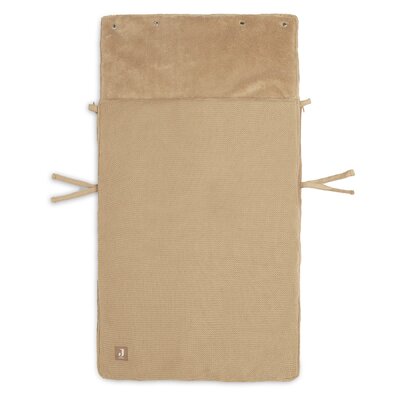 Voetenzak voor Autstoel & Kinderwagen - Basic Knit Biscuit