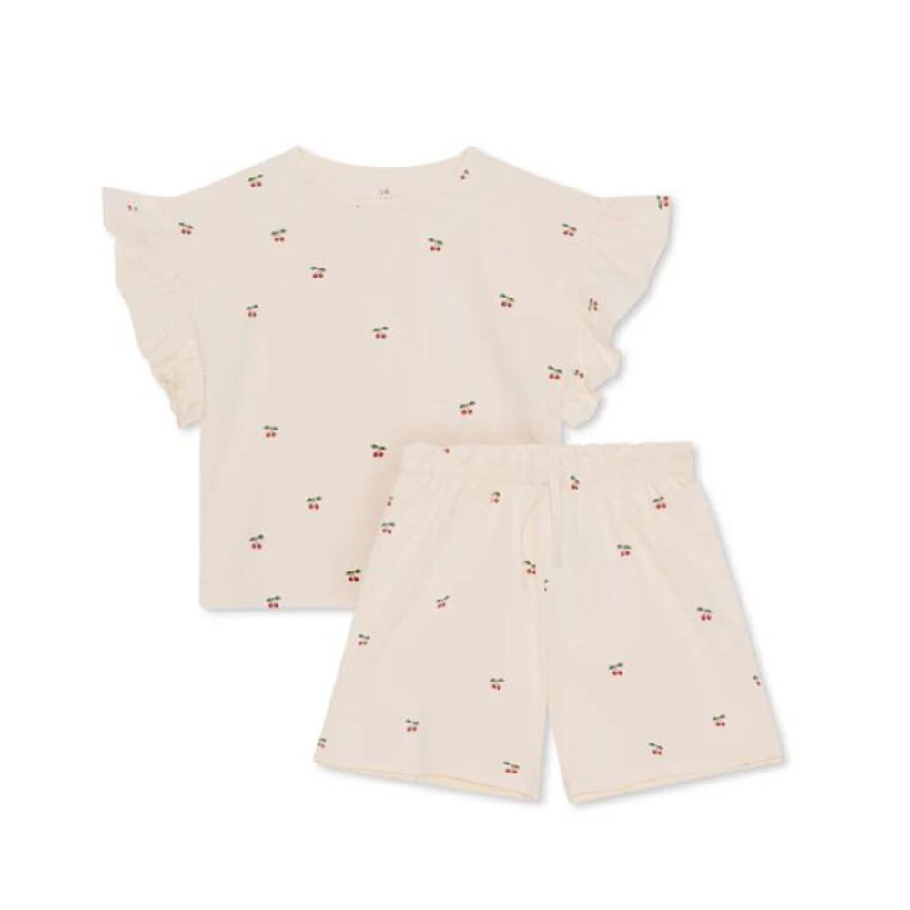 2 pack lin frill set gots cherry