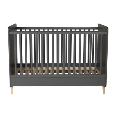 Bed omvormbaar 140x70 cm Loft antracite