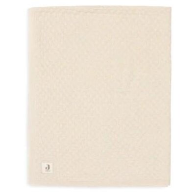Deken Wieg 75x100cm Weave Knit Merino wool Oatmeal