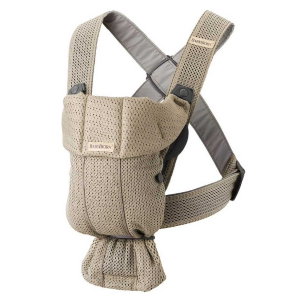 Draagzak Mini 3D Mesh Grijs beige
