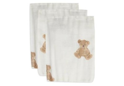 Hydrofiel washandje hydrofiel (3pack) Teddy Bear