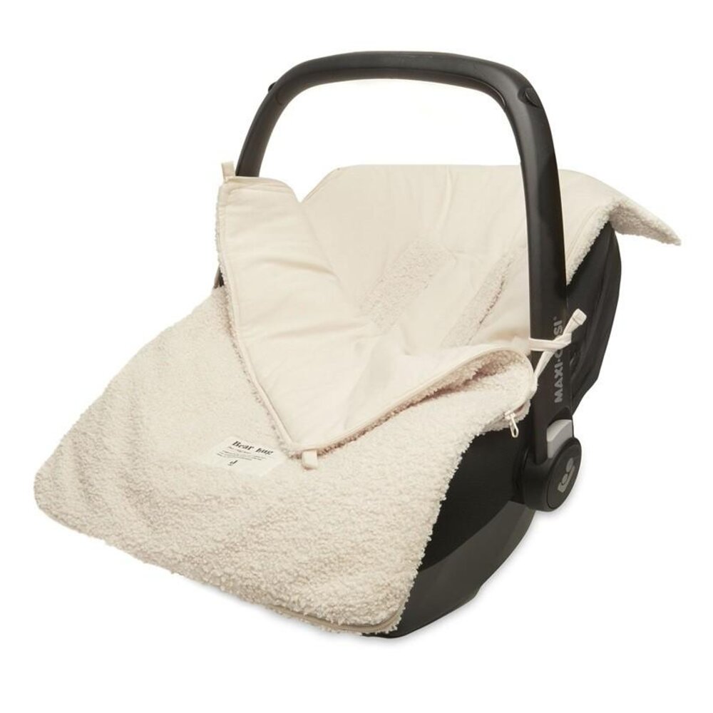 Voetenzak voor Autostoel & Kinderwagen Boucle Naturel