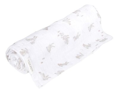 Swaddle doek hydrofiel 120 x 120 Baby Bunny