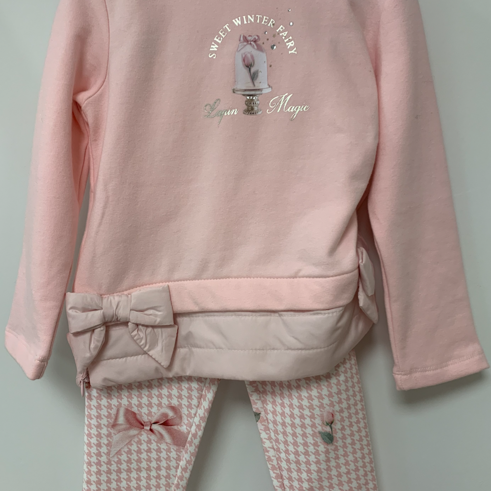 Jogging Sweater met legging fairy Roze
