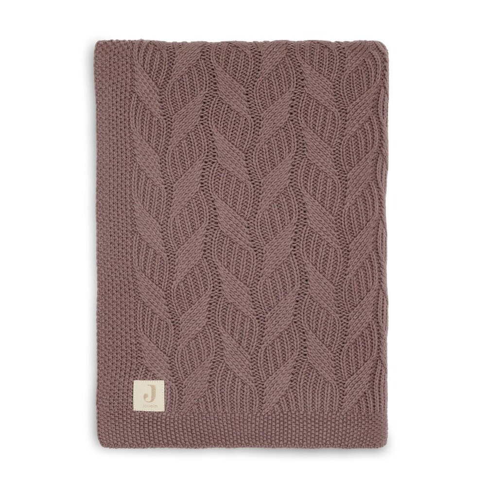 Deken Wieg 75x100cm Spring Knit Chestnut
