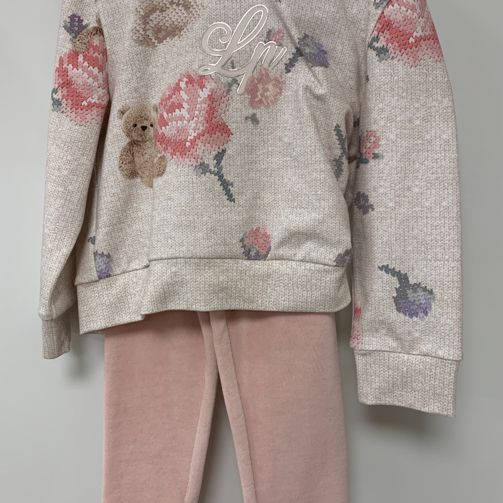 Jogging sweater en broek Roze