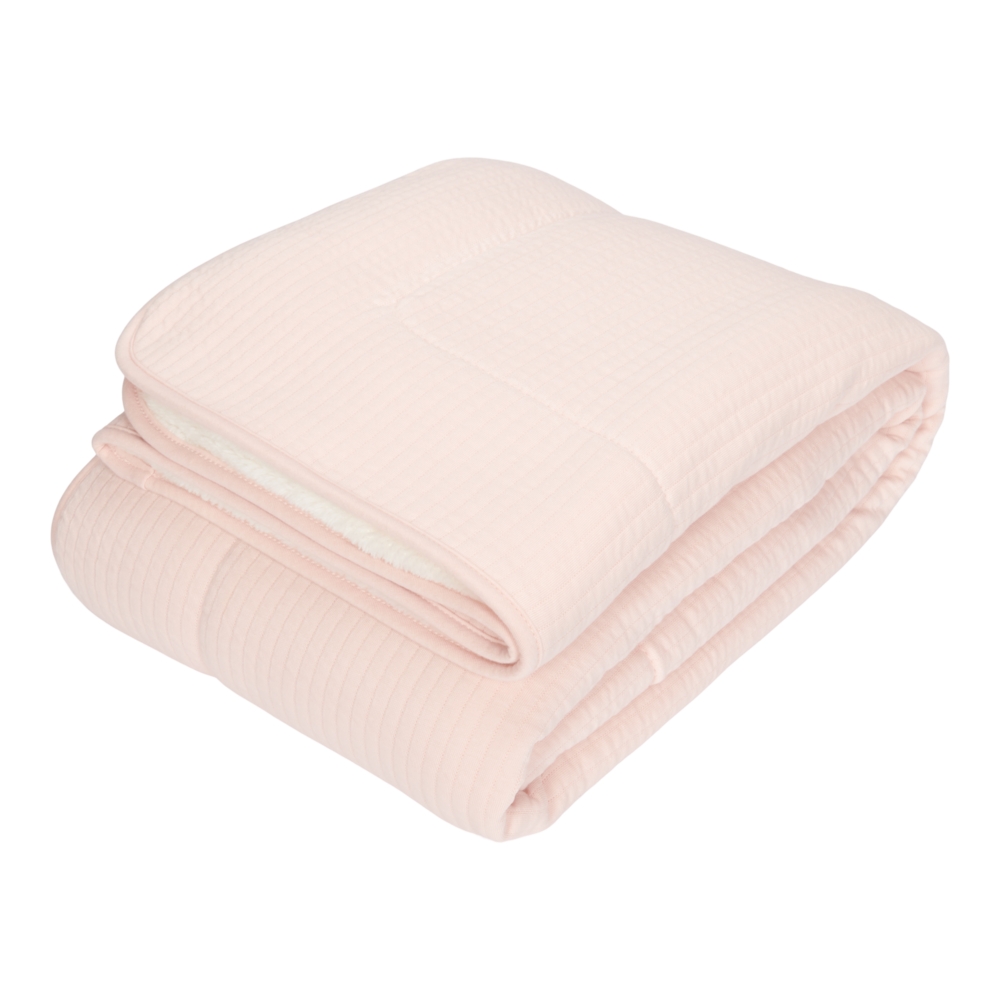 Ledikantdeken Pure Soft pink