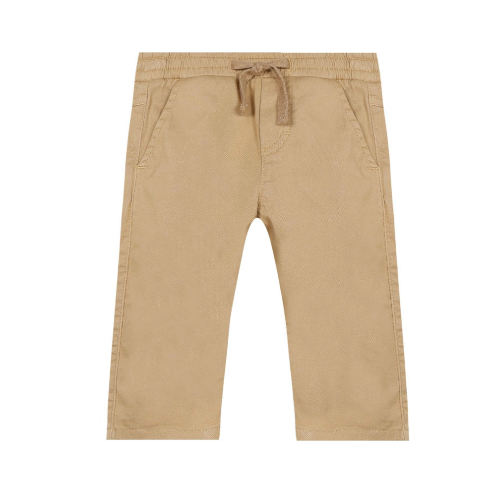 Lange broek camel katoen