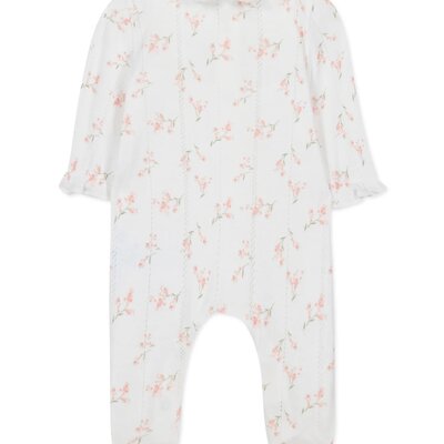 Pyjama Gedruktbloemrijk Blanc