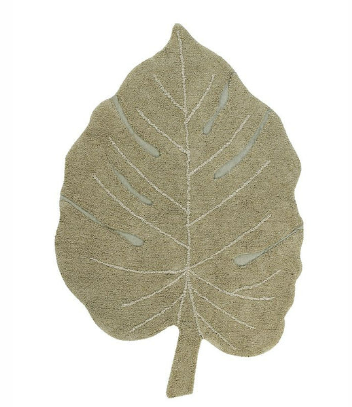 Tapijt Wasbaar - Monstera 120x180 Olive