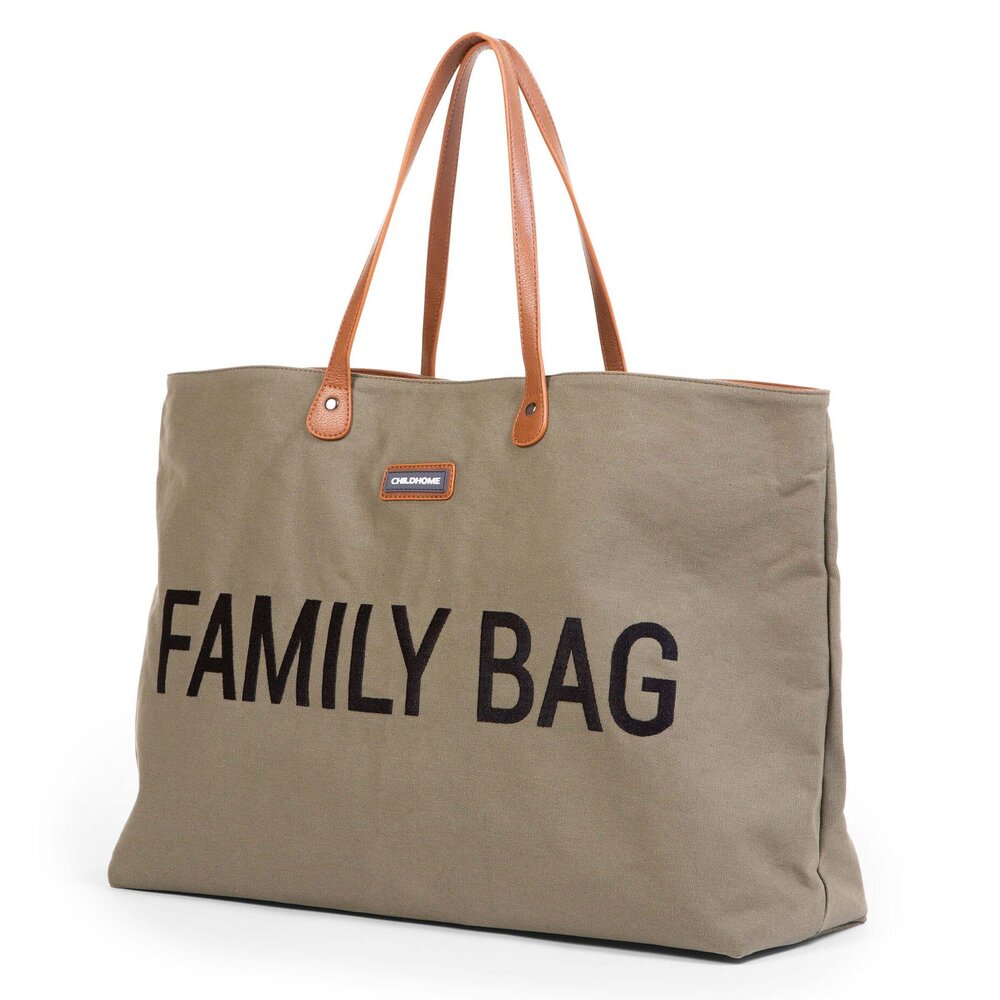 Family bag canvas Kaki