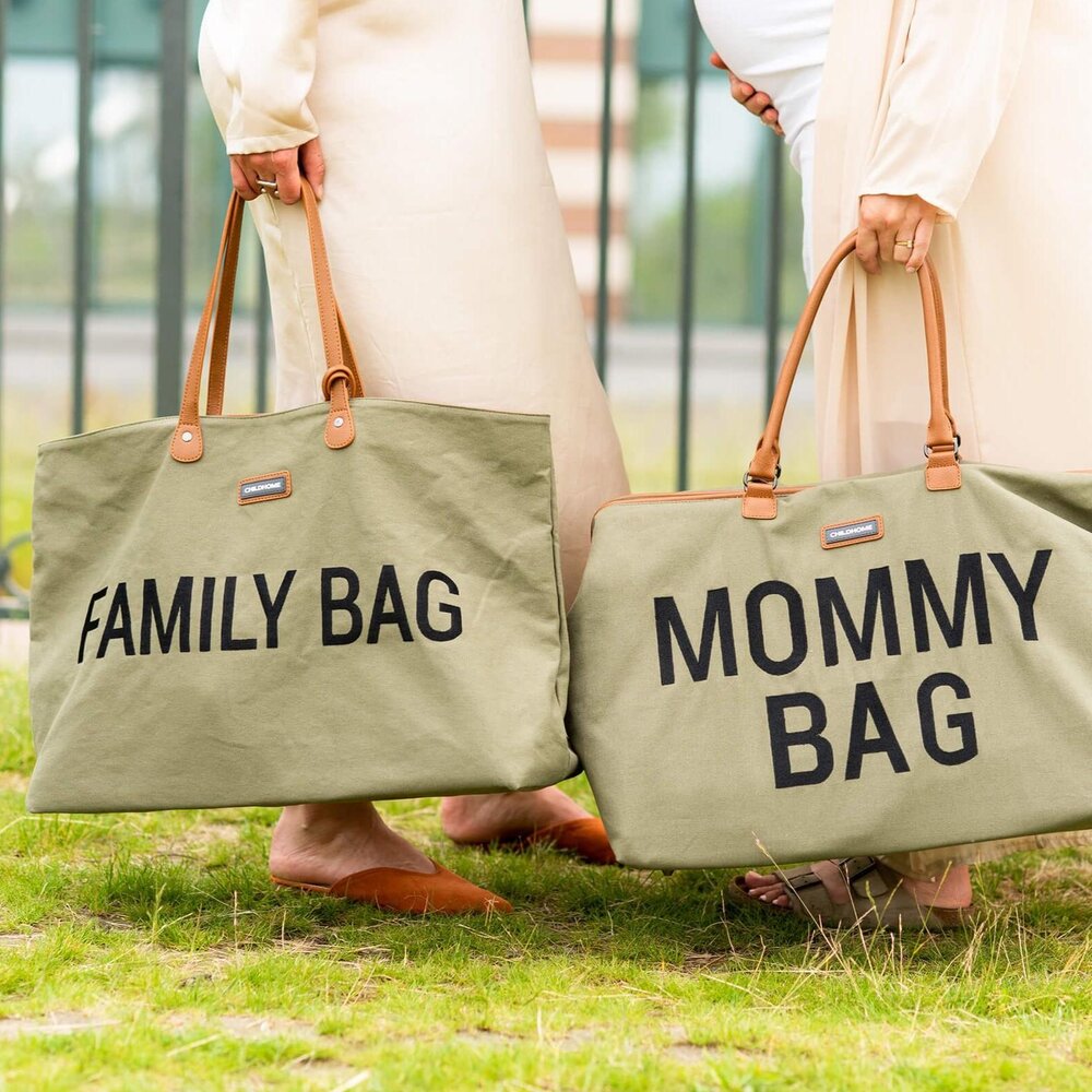 Family bag canvas Kaki