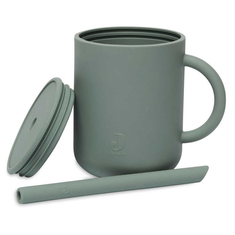 Drinkbeker siliconen Ash Green