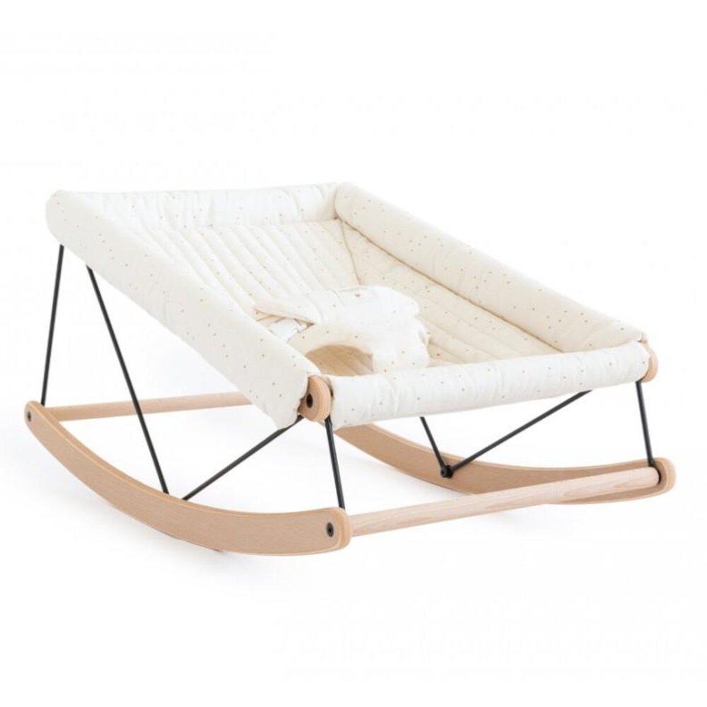Growing green baby bouncer structure