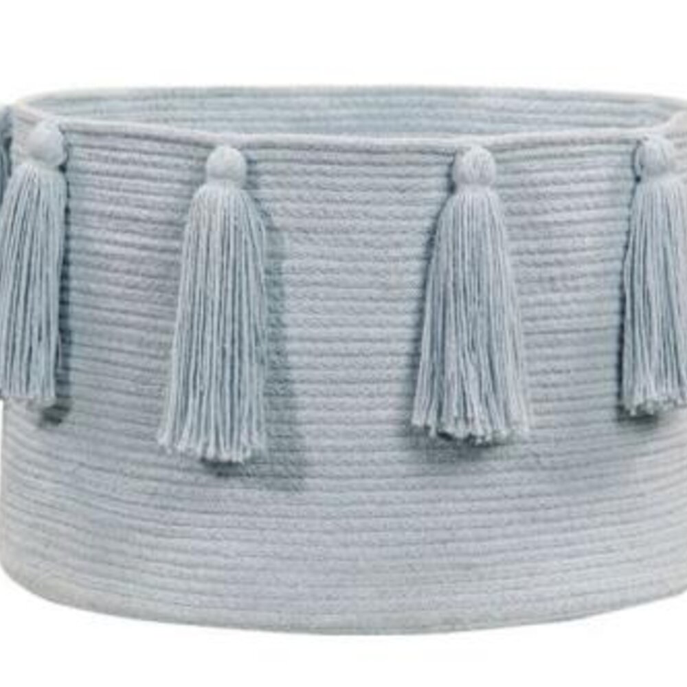 Mand Tassels 30xD.45 cm Soft blue