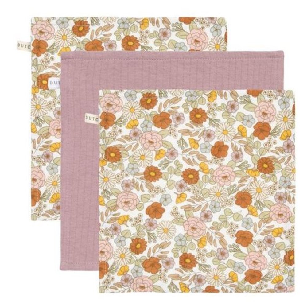 Monddoekjes Vintage Little Flowers / Mauve