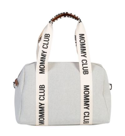 Mommy Club verzorgingstas - signature canvas Ecru