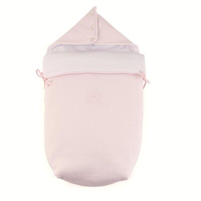 Voetenzak - gewafeld - Cotton Cotton pink