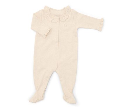 Babypakje met ruffles Sand