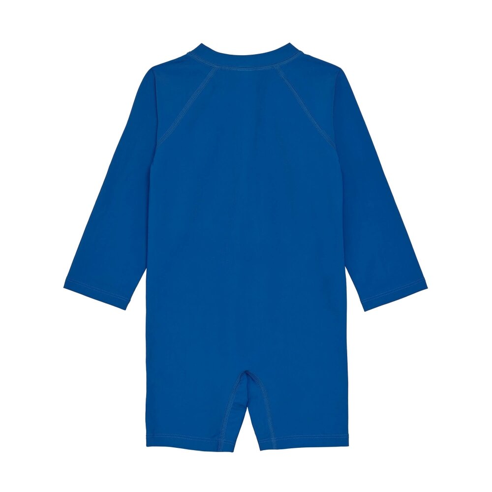 Splash & Fun Sunsuit zwempakje lange mouwen Lion blue 