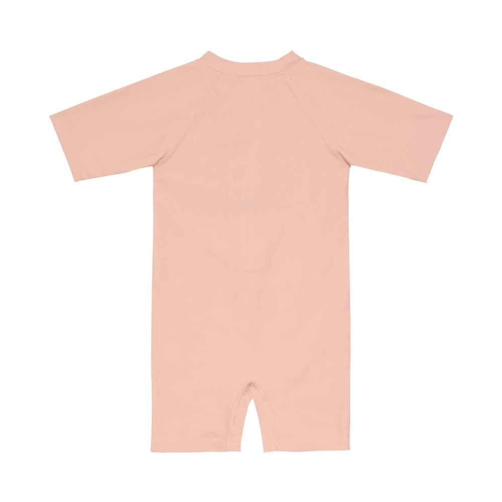 Splash & Fun Short Sleeve Sunsuit pink