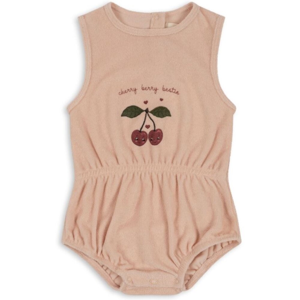 Itty romper gots cameo rose