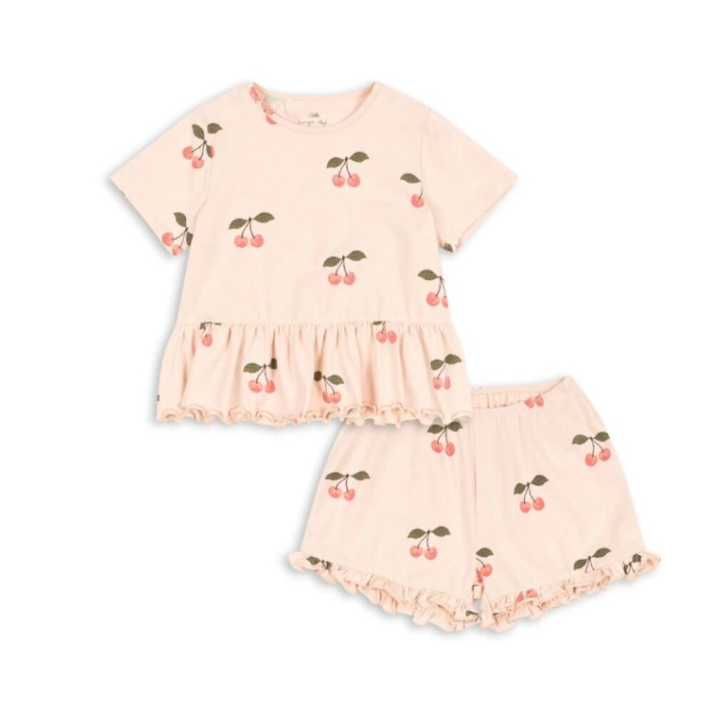 Basic frill set gots ma grande cerise pink