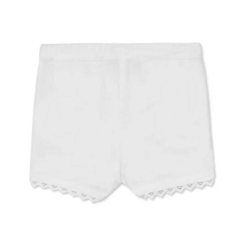 Short bloomer katoen met kantje Blanc